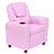 HOMCOM Children Recliner Armchair W/ Cup Holder-Pink