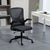 Vinsetto Ergonomic Office Chair: Mesh Computer Chair with Flip-up Armrests, Lumbar Support & Swivel Wheels, Black