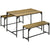 HOMCOM Dining Duet: Space-Efficient Table and 2 Benches Set, Seats 4, Natural Finish for Kitchen and Dining Room