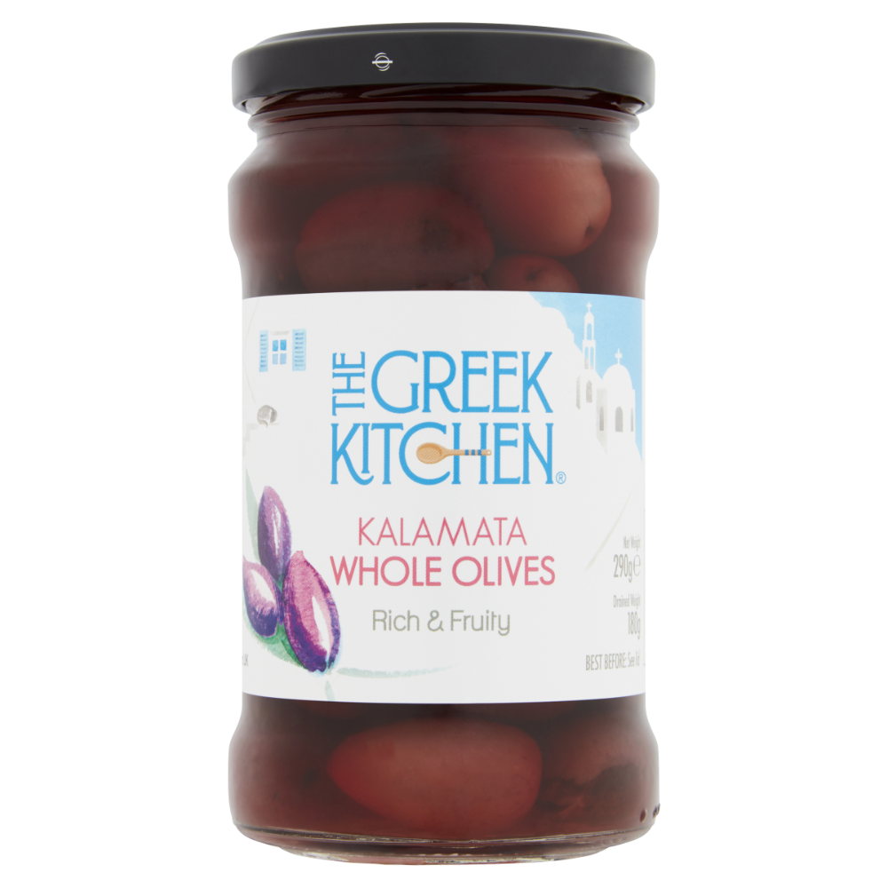 The Greek Kitchen Whole Kalamata Olives (290g)