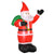 HOMCOM 2.4m Christmas Inflatable Santa Holiday Yard Decoration with LED Lights, Indoor Outdoor Lawn Blow Up Decor