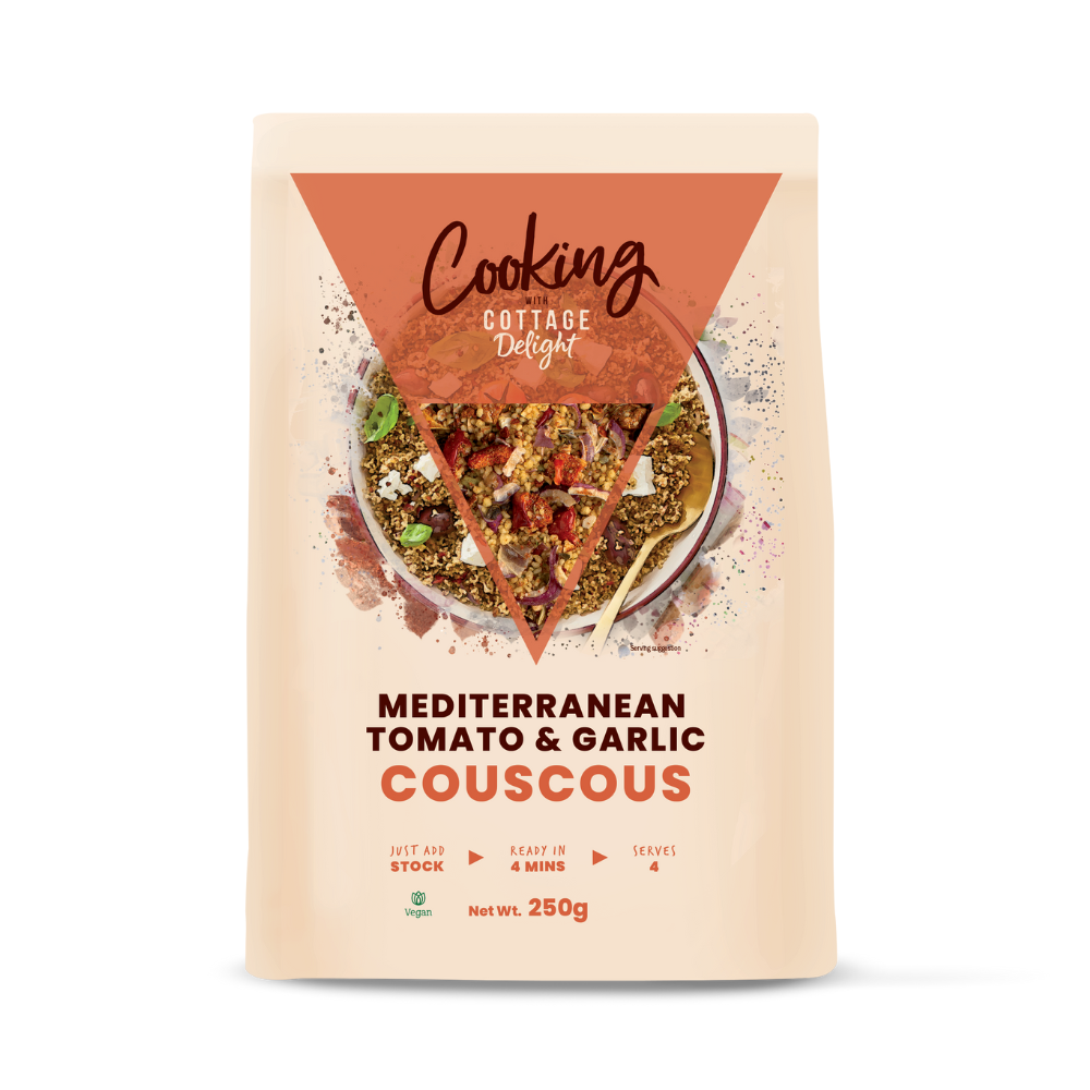 Cooking with Cottage Delight Mediterranean Tomato & Garlic Couscous (250g)