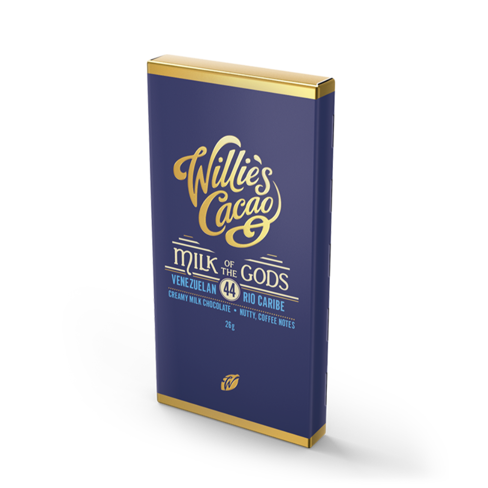 Willie's Cacao Milk of the Gods 44% Impulse Bar (26g)