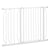 PawHut Expandable Dog Gate with Door pressure,75-115cm Doorway Pet Barrier Fence for Hallways, Staircases, White