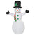 HOMCOM 1.8m Inflatable Snowman Decoration, Polyester-White