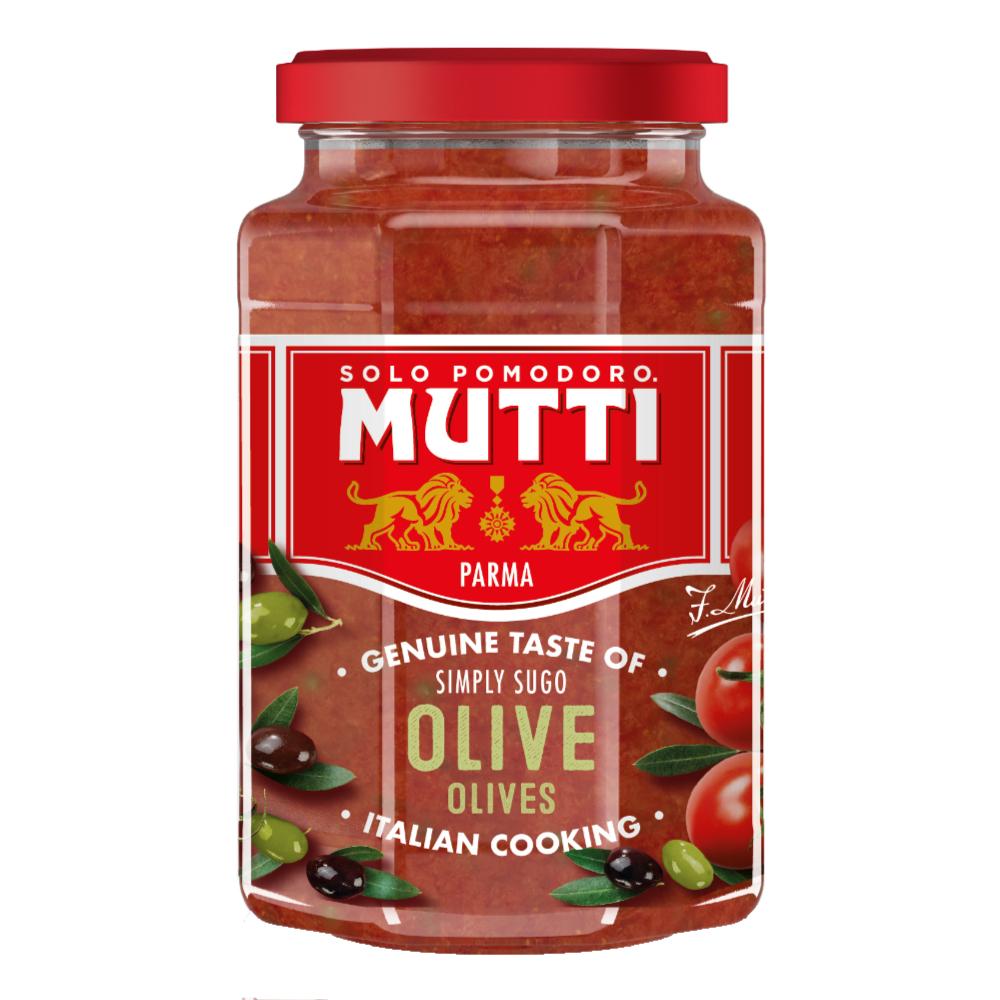 Mutti Pasta Sauce with Olives (400g)
