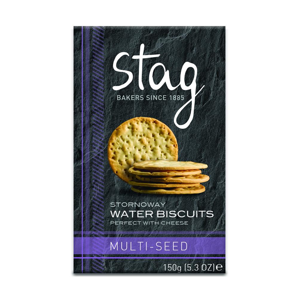 Stag Bakery Multi-Seed Water Biscuits (150g)