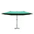 Outsunny 4.6m Garden Parasol Double-Sided Sun Umbrella Patio Market Shelter Canopy Shade Outdoor Dark Green