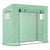 Outsunny Garden Greenhouse with PE Plant Cover, Windows and Zipper Door for Fruit and Veg 198L x 77W x 149-168H cm