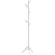 HOMCOM Eight-Hook Wooden Coat Rack - White