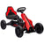 HOMCOM Children Pedal Go Kart, Kids Ride on Racer w/ Adjustable Seat, Shock Absorption EVA Tyres, Handbrake, for Kids Aged 3-8, Red