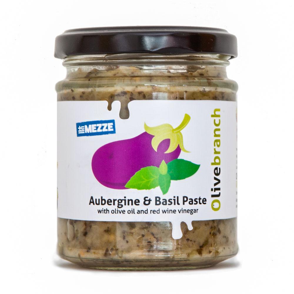 Olive Branch Aubergine & Basil Paste (190g)