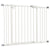 PawHut Adjustable Dog Gate, Metal Safety Barrier for Pets, Extends 74-100cm Wide, Easy Install, White