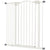 PawHut Adjustable Pet Safety Gate: No-Drill Installation, Auto-Close Feature for Doorways, Crisp White, 74-94cm