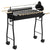 Outsunny Charcoal Trolley BBQ Garden Outdoor Barbecue Cooking Grill High Temperature Powder Wheel 85x36x90cm New