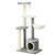 PawHut Cat Tree for Indoor Cats 132cm, Multi-Level Tower with Scratching Posts, Climbing & Resting Areas.