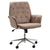 Vinsetto Micro Fibre Mid Back Office Chair, Adjustable Seat, Arm, Computer Desk Chair, Comfortable, Brown