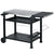 Outsunny Multi-Feature BBQ Grill Table, with Stainless Steel Top - Black