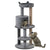 PawHut Deluxe Cat Tree with 3-Tier, Scratching Posts, Play Ball, and Plush Toy for Climbing and Relaxing, Grey