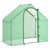 Outsunny Walk in Greenhouse Garden Grow House with Roll Up Door and Window, 180 x 100 x 168 cm, Green