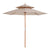 Outsunny Parasol: Durable, UV-Shielding, Easy-Open Canopy for Alfresco Lounging, Beige