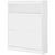 HOMCOM 16 Shoe Pair Shoe Storage Cabinet, with Flip Doors - White