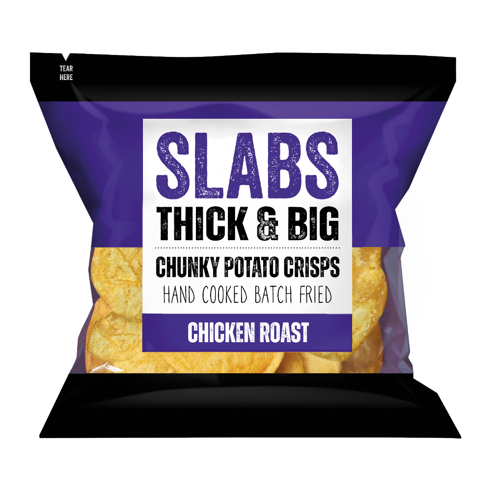 Slabs Chicken Roast Chunky Potato Crisps (80g)