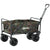 Outsunny Folding Garden Trolley, Outdoor Wagon Cart with Carry Bag, for Beach, Camping, Festival, 100KG Capacity, Camouflage