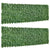 Outsunny 2-Piece Artificial Leaf Hedge Screen Privacy Fence Panel for Garden Outdoor Indoor Decor, Dark Green, 3M x 1M