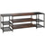 HOMCOM Industrial TV Cabinet: Storage Shelves for 65" TVs, Rustic Brown & Black, Living Room Furniture