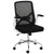 Vinsetto Mesh Office Chair with Flip-Up Arm, Lumbar Support, Home Task High Back Swivel Chair Adjustable Height, Black