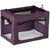 PawHut Portable Pet Carrier, 90cm, Foldable, with Cushion, for Medium to Large Dogs, Purple