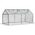 Outsunny Mini Greenhouse Portable Flower Planter Tomato Vegetable House for Garden Backyard with Zipper 120 x 60 x 60 cm, Clear