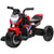 AIYAPLAY Motorcycle Design 3 in 1 Toddler Trike, Sliding Car, Balance Bike with Headlight, Music, Horn, Red