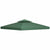 Outsunny 3 x 3 m Gazebo Top Cover Double Tier Canopy Replacement Pavilion Roof Dark Green