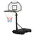 HOMCOM Basketball Stand 94-123cm Basket Height Adjustable Hoop For Kids Adults Suitable for Pool Side