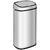 HOMCOM 68L Automatic Sensor Lid Steel Kitchen Bin Silver