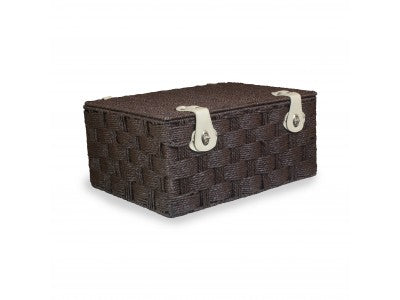 EXTRA LARGE BROWN PAPER ROPE HAMPER