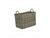 SMALL RECTANGULAR GREY RATTAN HALLWAY LOG BASKET