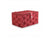 SMALL RED PAPER ROPE HAMPER