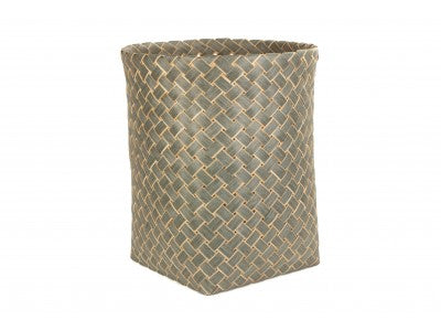 GREY POPLAR LAUNDRY BASKET