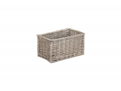 SMALL ANTIQUE WASH STORAGE BASKET