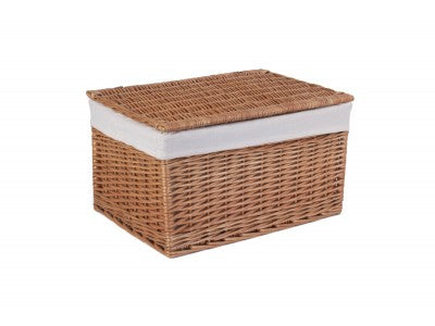 EXTRA LARGE DOUBLE STEAMED STORAGE HAMPER with WHITE LINING