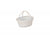 SMALL WHITE SWING HANDLE SHOPPER