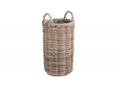 ROUND RATTAN UMBRELLA BASKET