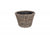 SMALL TAPERED RATTAN ROUND PLANTER with PLASTIC LINING