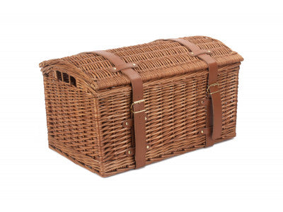 SMALL LIGHT STEAMED DOMED STORAGE HAMPER