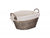 SMALL WASH BASKET with WHITE LINING