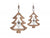 SET 2 HANGING CUT-OUT CHRISTMAS TREES