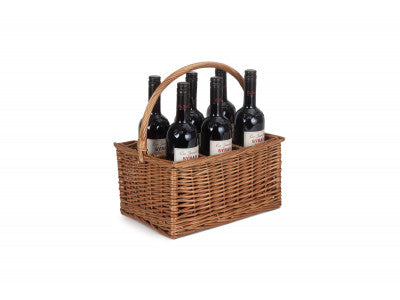 DOUBLE STEAMED 6 BOTTLE WINE CARRIER